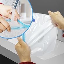 strong and durable reusable vacuum food bags