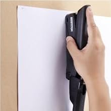 black desktop stapler