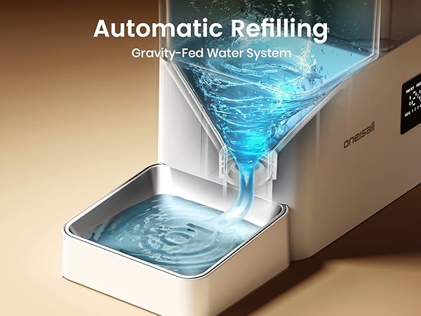 automatic cat feeder and water