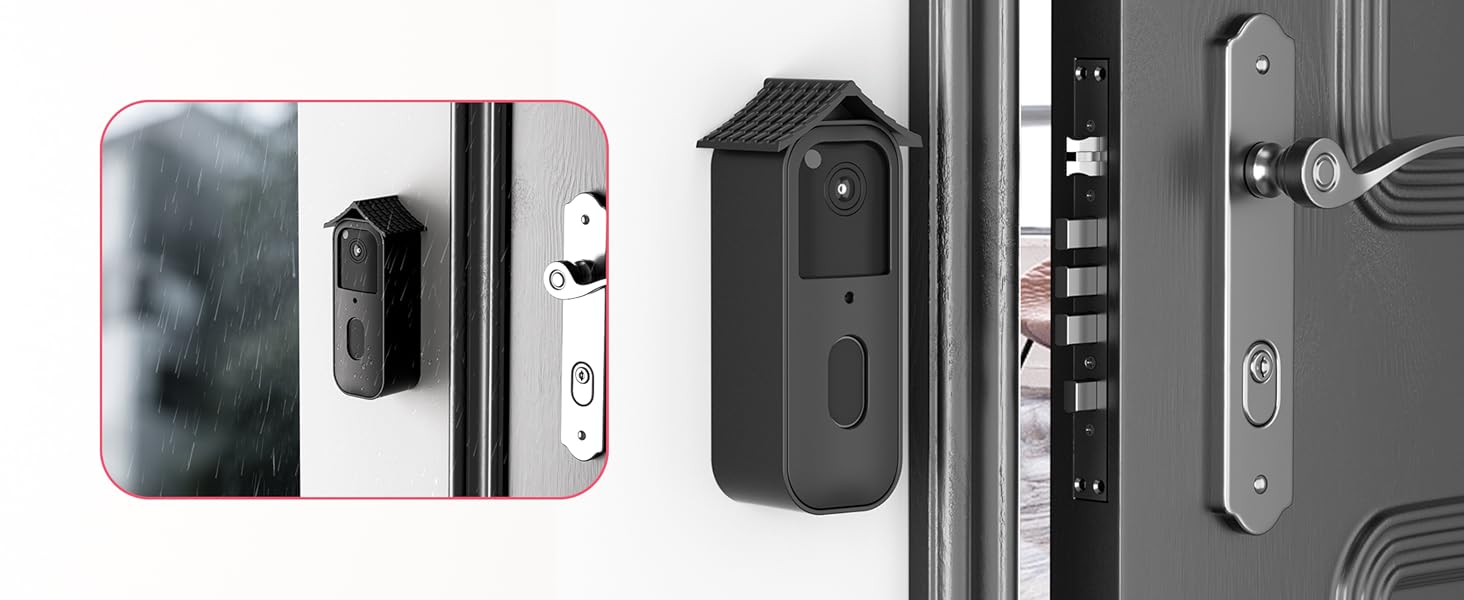 No-Drill Blink Doorbell Mount for Blink Video Doorbell Camera (2nd Gen)