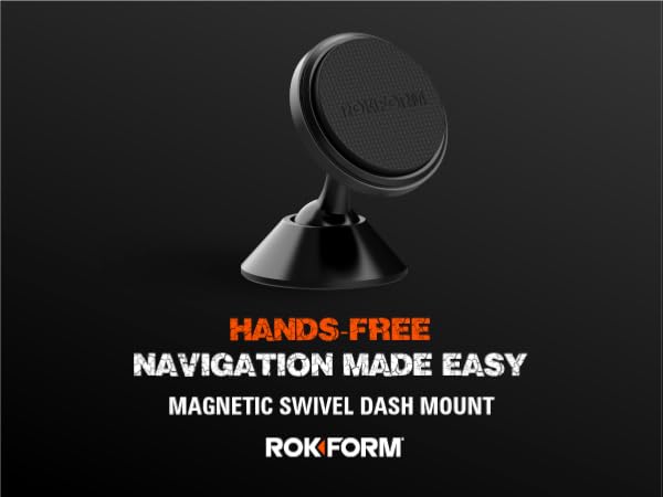 rokform car mount; magnetic holder iphone; galaxy; swivel dash; accessories; stand; lock; rockform
