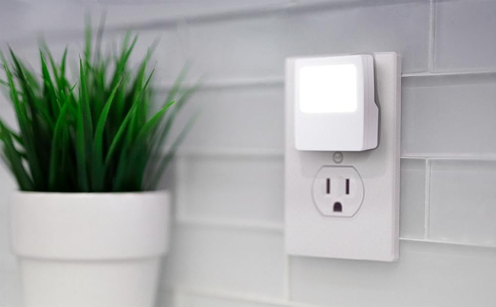always on flat led night light