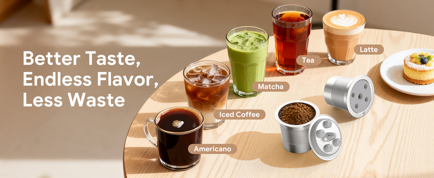Compatible with keurig reusable coffee pods