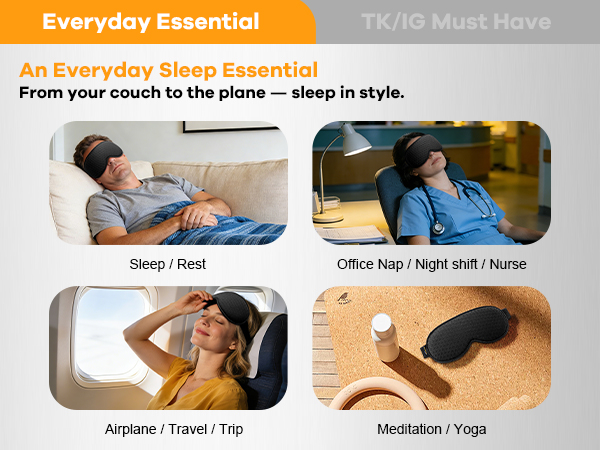 Blackout Weighted Eye Mask for Sleep
