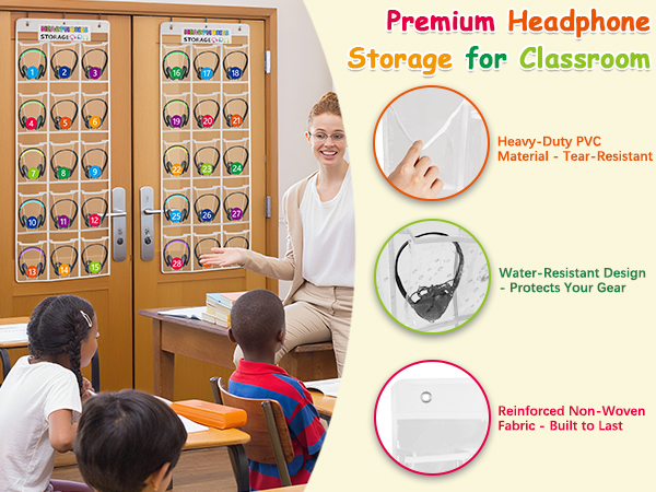 Headphone Storage Classroom