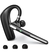 Bluetooth Headset V5.4, Wireless Bluetooth Earpiece with CVC8.0 Dual Mic Noise Cancelling 110 Hou...