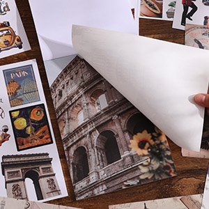Travel sticker book