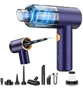 Vizeusvac Handheld Car Vacuum Portable Cordless,18000PA High Power Vacuum Cleaner with Brushless ...