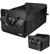 Sturdy Car Trunk Organizer for SUV - Large Capacity Trunk Organizer for Car, Cute Print, Collapsi...