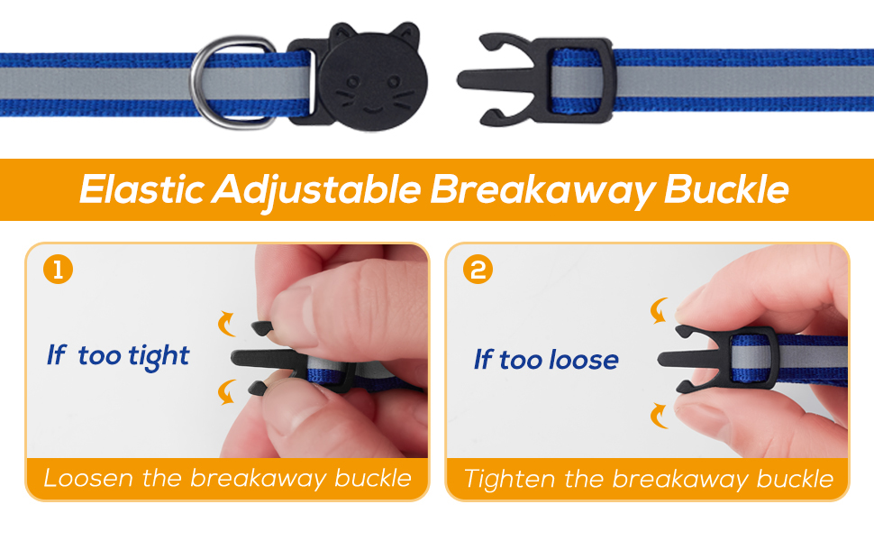 Breakaway cat collars