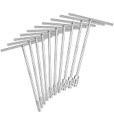 pgroup T-Handle Socket Wrench Set, 10-Piece Metric Handle Wrenches - 7, 8, 9, 10, 11, 12, 13, 14,...
