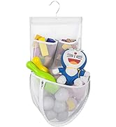 ALYER Hanging Bath Toy Organizer,Bottom Zippered Bathtub Toy Storage Mesh Bag with Sturdy Hanger ...