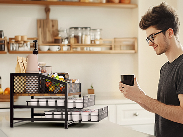 Homsorout K Cup Holder Drawer