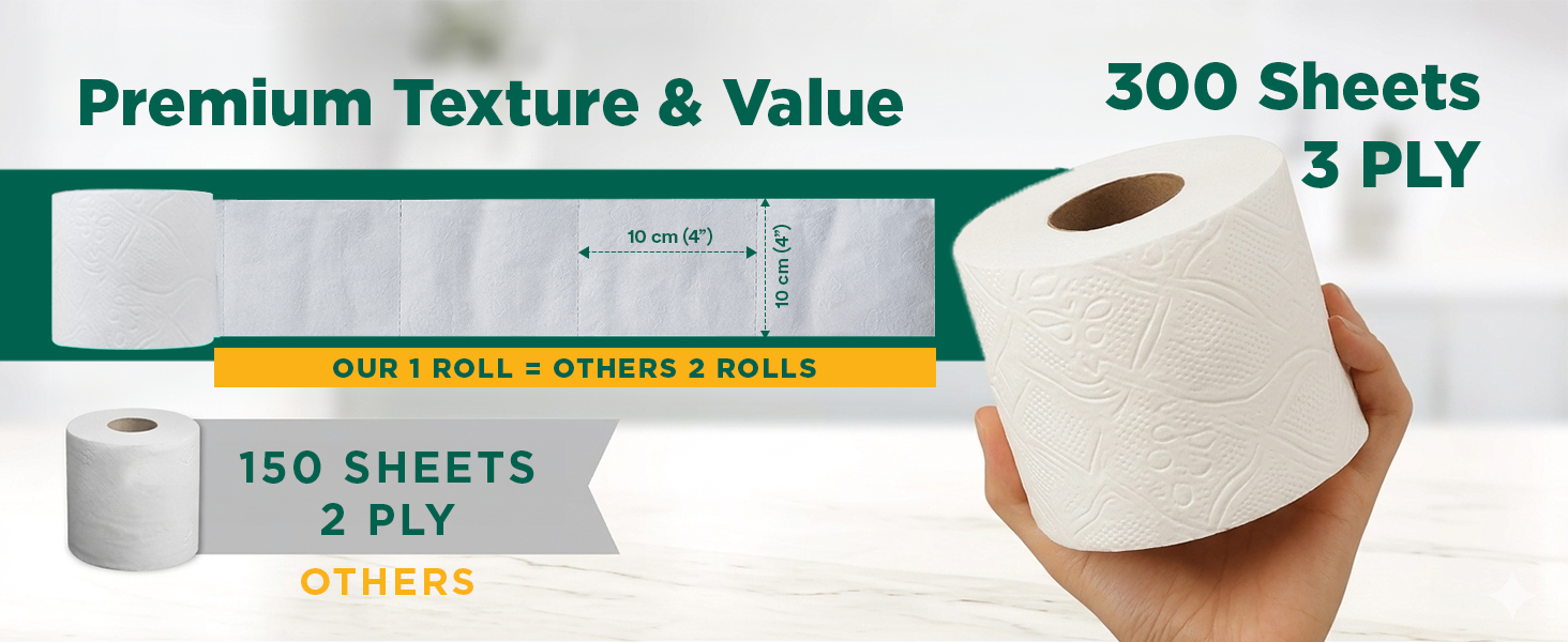 Septic Safe Organic Bath Tissues Sustainable Toilet Paper - FSC Certified
