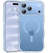 CAPRARO Magnetic for iPhone 18 Pro Case/iPhone 17 Pro Case Clear | Upgraded Anti-Yellowing, Milit...