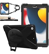 ZenRich iPad 9th/ 8th/ 7th Generation Case 10.2’’, Shockproof Case with Screen Protector 360° Rot...