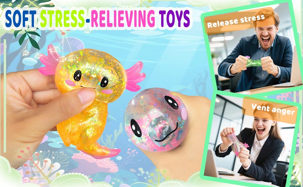 Axolotl Taba Squishy Squeeze Toy