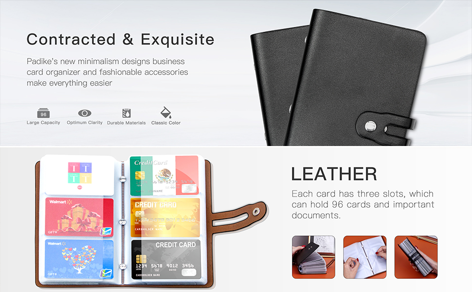 business card organizer