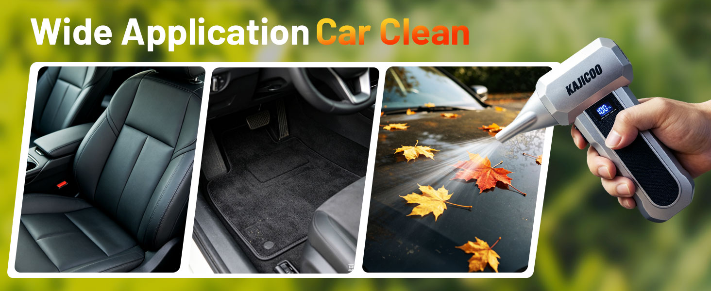 Compressed Air Duster For Car Cleaning