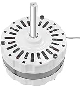 showingo New White 5" Diameter Attic Fan Motor Ventilator for Broan 97009317 99080267