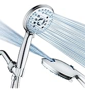AquaCare High Pressure 8-mode Handheld Shower Head - Anti-clog Nozzles, Built-in Power Wash to Cl...