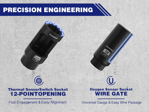 Oxygen Sensor Socket Set