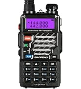 BAOFENG UV-5R+ Plus Two Way Radio, Long Range for Adults Rechargeable with Earpiece, Walkie Talki...