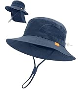 FURTALK Baby Toddler Sun Hat Bucket Hat with Neck Flap Wide Brim Hats Beach Vacation Essentials
