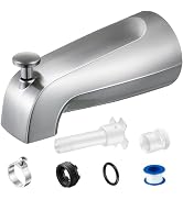 Enhon Tub Spout with Diverter, Universal Fits 1/2'' Copper Pipe, 1/2'' IPS and 3/4'' IPS, Bathroo...