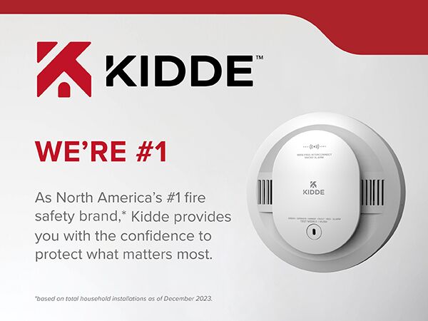 Kidde North America's #1 fire safety brand- AA battery smoke detector, mobile