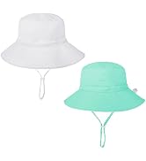 Toddler Sun Hat Baby Sun Hat Toddler Bucket Hat UPF 50+ Baby Girl Boy Sun Hat Smileing Face Sun H...