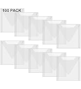 Briartw 4.75x4.75" Square Storage Bag,Resealable Plastic Envelopes Pockets for Cutting Dies Stenc...