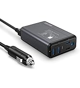 BESTEK 150W Power Inverter DC 12V to 110V AC Converter 4.2A Dual USB Car Adapter, Thinner Design ...