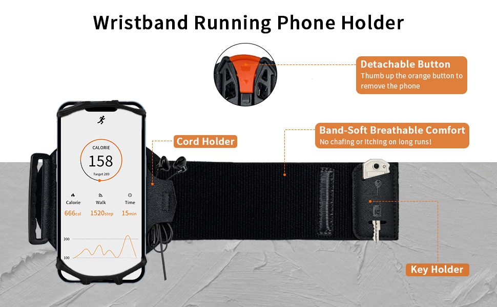 wirstband for running