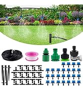 MSDADA 82ft/25m Drip Irrigation Kits, Garden Irrigation Accessories, Automatic Plant Watering Sys...