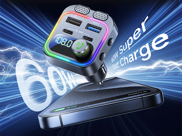 bluetooth fm transmitter for car