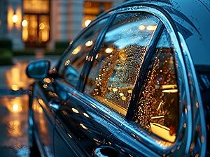 Decorative car Windows with UVTaoYuan lamp strips, commercial photography, 64K