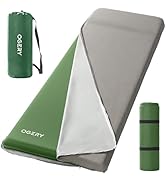 OGERY Upgraded Memory Foam Sleeping Pad with Washable Cover, 3" Self-Inflating Camping Mattress w...