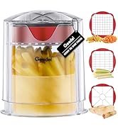 French Fry Cutter, Professional Home Style Onion Chopper, Vegetable Chopper Dicer Manual, Easy to...