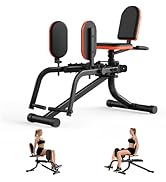 HXD-ERGO Hip Abductor/Adduction Machine for Home Gym, 6-Level Glute Machine & Thigh Workout Equip...