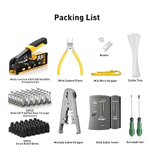 Cat7 RJ45 Crimping Tool