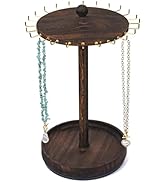 LingLingo Necklace Holder Organizer Jewelry Display Stand for Selling,24 Hooks,14 Inches, Tangle ...