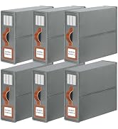 GhvyenntteS Sheet Organizers and Storage 6 Pack, Sturdy Bed Sheet Organizer with Zipper and Handl...