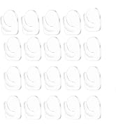 WNHNO 20 Pcs Clear Adhesive Wall Hooks for Hanging, Small Plastic Sticky Hooks, Transparent Acryl...