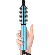Farery Mini Thermal Brush 3 Temperature Adjustable, 3/4 Inch Travel Curling Iron for Short Hair, ...