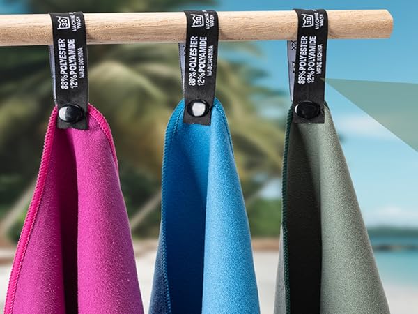 Microfiber Travel Sports Towel-Quick Dry Towel, Soft Lightweight Microfiber Camping Towel Absorbent