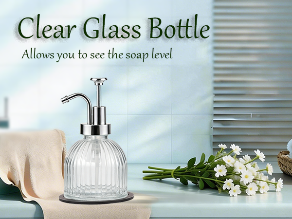 soap dispenser glass