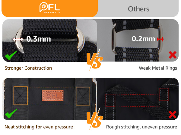 Adjustable Dog Lift Harness Dog Sling for Large Dogs Hind Leg Support Soft Lift Support