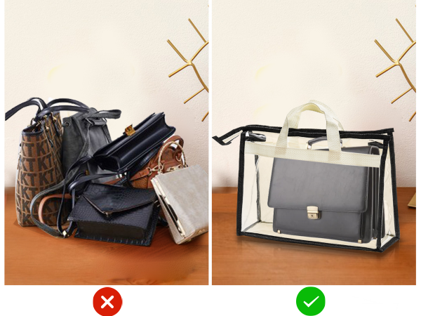 Clear Handbag Storage Organizer