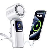 Innopower Portable Mini Fan Foldable Personal Fan Up to 50H-White